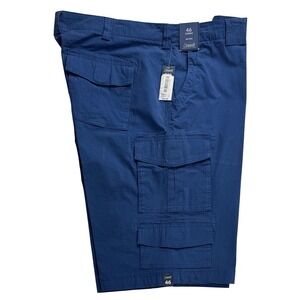 Roundtree & Yorke Casuals Big Man Blue Cargo Shorts 46 Ripstop